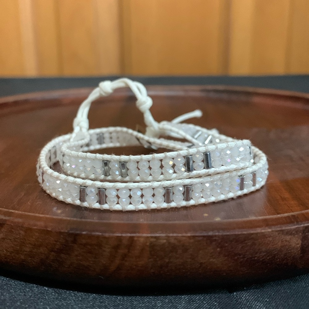 Katie Soleil beaded wrap bracelet
